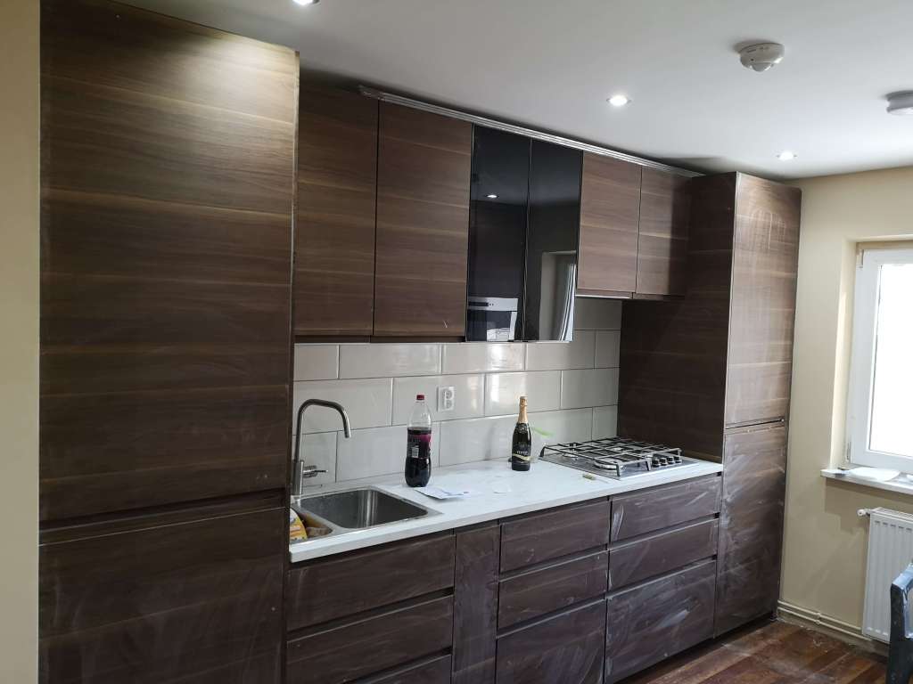 Image of a complete kitchen renovation