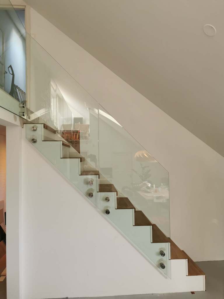 Image of Design and installation of the glass railing