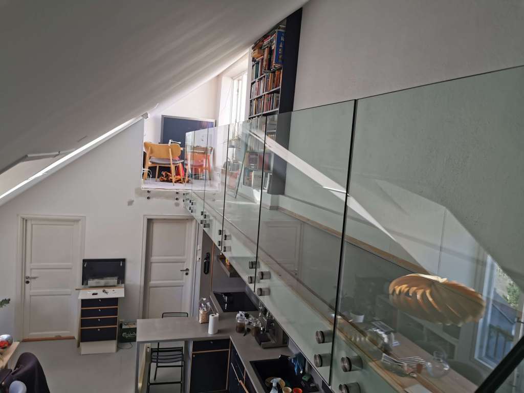 Image of Design and installation of the glass railing