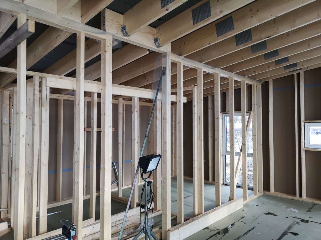 Image of a house on timber frame structure