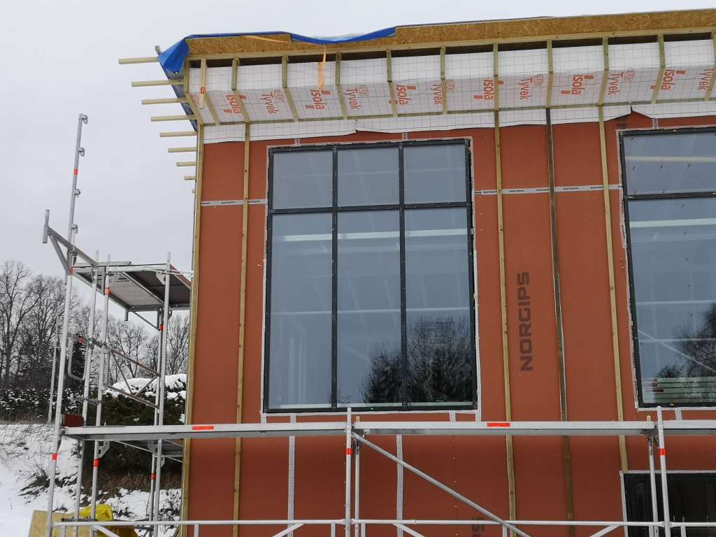 Image of a house on timber frame structure